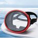 Hot Selling Large Frame Freediving New Model With Integrated Nose Guard Professional Tempered Glass Diving Mask_desvips.com