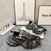 European Lace-Up Color-Block Runway Dad Shoes For Women 2025 Autumn Retro Distressed Thick-Soled Height-Increasing_desvips.com