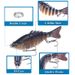 Lure Bait Seven Section Fish 16g/10cm Minnow Bait Hard Bait Sea Fishing Simulation Fish Bait Fishing Gear Products_desvips.com