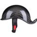 Carbon fiber Japanese vintage motorcycle helmet Electric vehicle half helmet Summer men's and women's carpeted melon skin bailer helmet_desvips.com