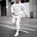 2024 Winter New Men's Pullover Hoodie With Printed Logo Letters Loose Sweatshirt Jacket_desvips.com