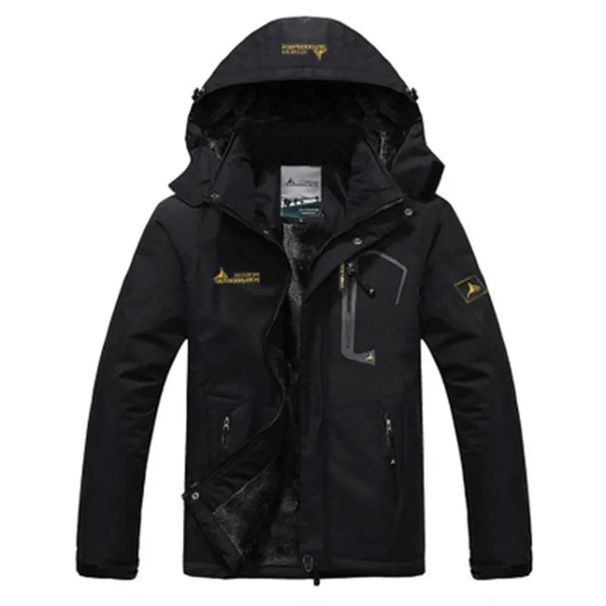 Parka Men Windbreak Plus Thick Warm Windproof Fur Coats Male Military Hooded Anorak Men's Winter Jackets_desvips.com