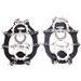 New 12-tooth outdoor ice and snow anti-skating claw rubber shoe cover stainless steel welded ice claw_desvips.com