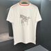 New Spring Summer Short Trendy Brand Pegasus Round Neck Fashion Light Luxury Simple Men's Versatile Half Sleeve Ins_desvips.com