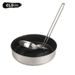 304 Stainless Steel Foldable Camping Utensil Set - Spatula Soup Ladle & Slotted Turner For Outdoor Cooking - Compact & Durable_desvips.com