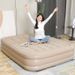 Automatic Foldable Built-in Pump Heightened Inflatable Mattress Outdoor Portable Tent Camping Air Bed_desvips.com