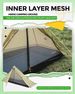 Qunature Trekkingzelt 1-Mann Zelt Ultraleicht Campingzelt Wasserdicht 230*180cm_desvips.com