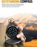 Black Pocket Waterproof Compass Toy Camping Compasses Glow In The Dark Military Gearfor For Hiking, Camping,Backpacking,_desvips.com