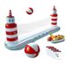 Inflatable Water Park Set Floating Volleyball Basketball Combo With Net For Pool Parties Beach Games Backyard Fun_desvips.com