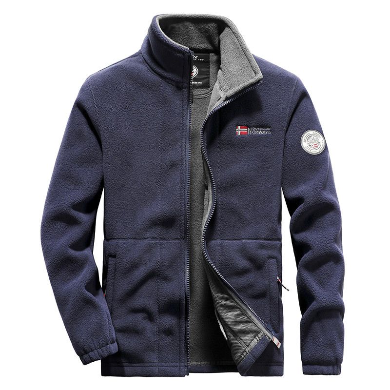 Norway Outdoor Polar Jacket Men Thicken Thermal Fleece Tactical Sport Coat Militar Softhell Hiking Outdoor Army_desvips.com
