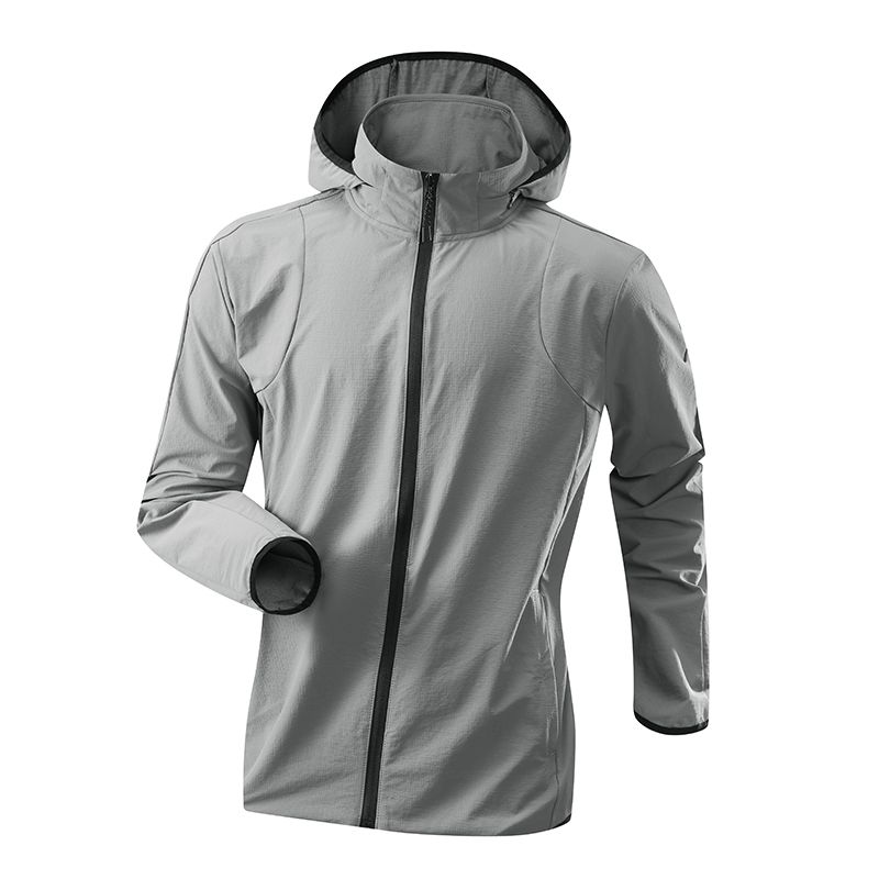Autumn Sport Removable Hooded Outdoor Running Fitness Jogging Long Sleeve Windproof Unisex Sports Jacket_desvips.com