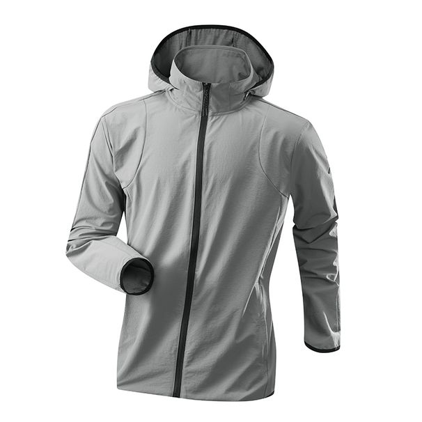 Autumn Sport Removable Hooded Outdoor Running Fitness Jogging Long Sleeve Windproof Unisex Sports Jacket_desvips.com