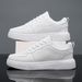 White Men's Casual Skateboad Sneakes Fashionable Outdoo Walking Tennis Shoes Fo Men And Women Spots Running_desvips.com