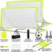 6x4ft Portable Soccer Goal For Teens - Easy Setup Detachable Football Goal With Carry Bag_desvips.com