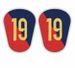 Shin Guard Red And Blue Straight Spelling Number 19 Extra Small Football Shin Pads Mini Mini Shin Pads Training Supplies_desvips.com