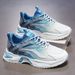 Men's 2024 Summer New Versatile Running And Sports Shoes, Mesh Red Thick Soles, Anti Odor, Dad Trendy Shoes For Men_desvips.com