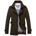 Men's Clothing Men's Casual Windbreaker Mid-length Men's Coat_desvips.com
