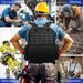Backpack Heavy Duty For Men Storage With 3 Pouches Organizer Electrician Plumber Maintenance Worker Tool Bags_desvips.com