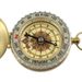 High Quality Camping Hiking Pocket Brass Golden Compass Portable Compass Navigation For Outdoor Activities_desvips.com