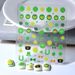 Spring New Clover Nail Art Stickers Embossed JIT Supply St. Patrick's Day_desvips.com