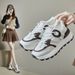 Spring Thick-sole Forrest Gump Shoes Casual Sneakers_desvips.com