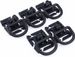 5Pcs Tactical 360 Rotation D-Ring Clips Hydration Tube Hang Buckle Management Tool For 20/25mm MOLLE Webbing Attachment_desvips.com