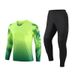 Men's Clothing goalkeeper uniform long sleeve training competition cross-border goalkeeper uniform jersey chest elbow pads football uniform suit_desvips.com
