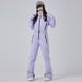 New One-Piece Suit For Women Winter Warm Slim Fit Windproof Waterproof Outdoor Snowboard Ski Gear_desvips.com