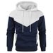 20230 New Color Block Fashion Sweatshirt Men's Casual Sports Top_desvips.com