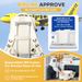 Ryanair Travel Cabin Airplane Air Vacuum Compression Backpack, Women Men Backpack Business Laptop Bag Handbag_desvips.com