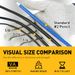 Heavy Duty Bungee Cord Roll, 1/8 Inch Diameter By 110 Feet Long, Marine Grade Outdoor Bungee Cords In Black, Super Elastic Shock Cords For Cargo, Camp_desvips.com