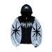 Street Hip-Hop Embroidered Patchwork L Print Black Zipper Hoodie Y2k Harajuku Jacket Sweatshirt For Women_desvips.com