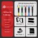 Men's Fitness 11-piece Set Of Exercise, Multifunctional Resistance Bands For Home Chest Muscle Training And Back_desvips.com