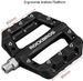 ROCKBROS Bicycle Pedals Nylon Composite Flat Pedals 9/16 Mountain Bike Pedals DHL_desvips.com