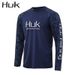 HUK Men's New Summer UPF+50 Ice Silk Lightweight Breathable Quick-Dry Long Sleeve Lure Fishing Clothing_desvips.com
