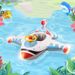 Swimming Rings Inflatable Airplane Seat Ring Environmentally Friendly Pvc Children's Swimming Ring With Crotch Fighter With Steering Wheel Life Buoy_desvips.com