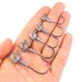 5PCS/Big Eyes High Strength Jig Head For Worm Lure Swimbait Hook For Seawater Freshwater Fishhook Fishing Tackle_desvips.com