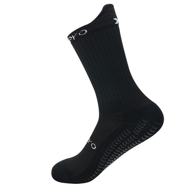 Adhesive Sports Socks Basketball Training mid Calf Sweat Wicking Ankle Crew Socks for Men And Women_desvips.com