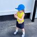 Children's Summer Vest T-Shirt 2026 New Style For Girls, Color-Contrast Versatile Heart Embroidery Sleeveless Round Neck_desvips.com