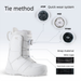 Snowboard BOA Steel Buckle Warm Fleece Adult Ski Boots Quick Wear Waterproof_desvips.com