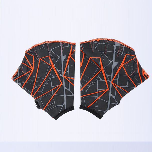 Hydrophilic Webbed Swim Gloves – Fingerless Nylon Training Paddles For Swimming & Water Sports, Lightweight & Quick-Drying_desvips.com