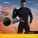 Fleece-Lined Running Sportswear Set For Men Outdoor Skiing Hiking Mountaineering Base Layer Thermal Underwear Quick-Dry_desvips.com