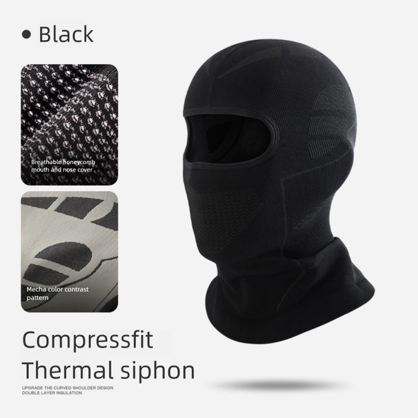 New Winter Ski Cycling Mask, Warm And Thick, Sun-blocking, Breathable Lycra, Outdoor Sports Windproof Face Protection_desvips.com