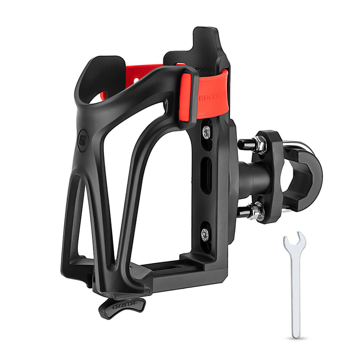 ROCKBROS Motorcycle Bottle Cage Drink Holder Drink Bottle Holder 360° Aluminium_desvips.com