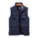 Spring/Summer Zippered Solid Color Regular Stand Collar Casual Loose Style Non Hooded 3D Patch Pocket Brown Horse 3011_desvips.com