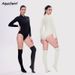 2mm Snorkeling Warm Cold-Proof Women's Long Socks Sexy Surfing Wet Jellyfish Two-Piece Diving Suit_desvips.com