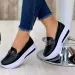 Vulcaized Roud Toe Seakers Outdoor Female Casual Platform Walkig Wome Shoes Shallow Slip-o Flat Shoe New_desvips.com