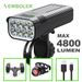NEWBOLER Bicycle Light 4800 Lumen USB Chargeable Rainproof MTB Bike Light Set With 2 Holder 10000mAh Flashlight Bike Accessories_desvips.com