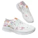 High Quality Plus Size 43 Comfort Breathable Casual Sneakers Fashion Rhinestone Flat Shoes For Women 2024_desvips.com