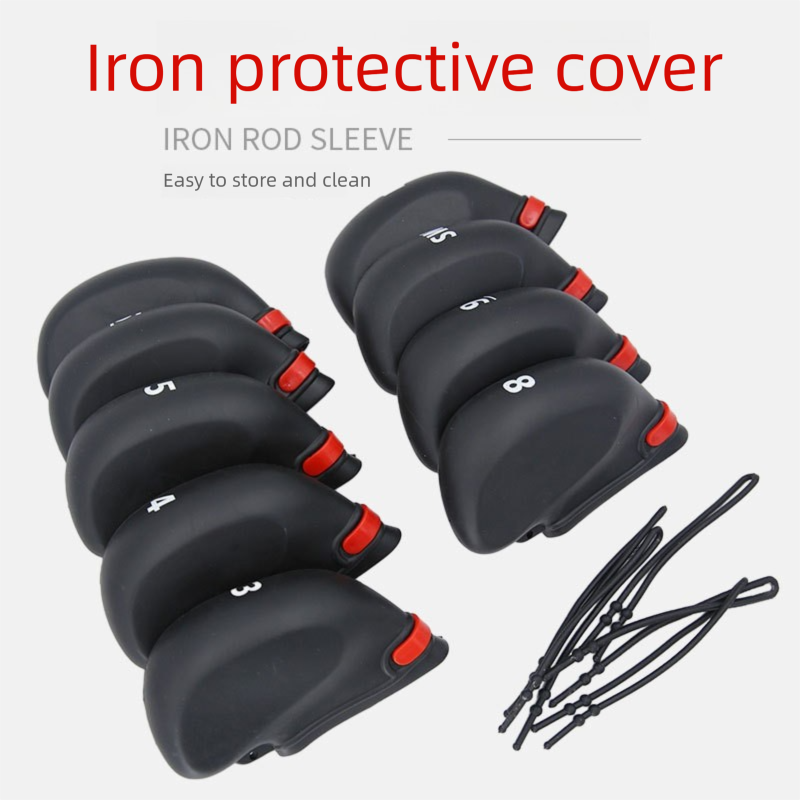 1 Set Of 9 Upgraded Golf Iron Head Covers Accessories Supplies 2025 New Product Manufacturer Wholesale_desvips.com